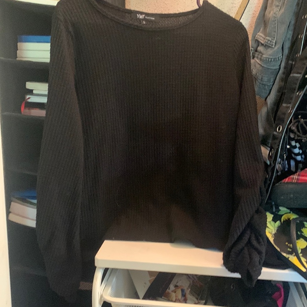 Womens Long sleeve black shirt